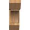 Ekena Millwork Thorton Slat Rough Sawn Bracket w/ Offset Brace, Western Red Cedar, 8"W x 22"D x 22"H BKT0806X22X22THR06RWR - alternate 3